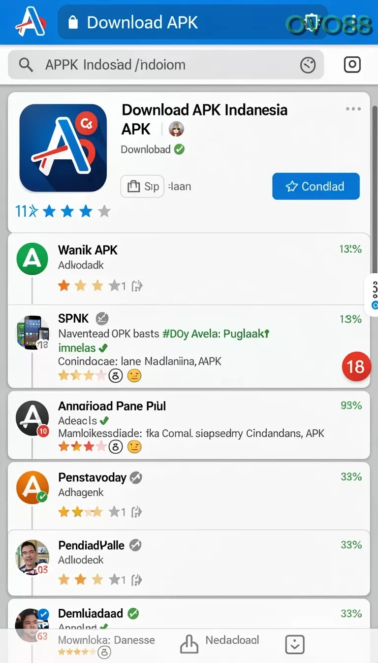 Pratinjau antarmuka ovo88 — aplikasi APK resmi Android v2.5.6